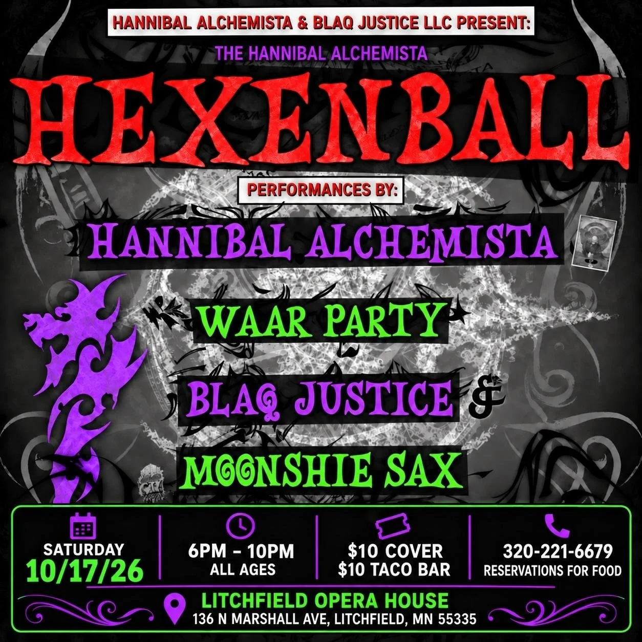 HEXENBALL Sponsored by the Litchfield Opera House