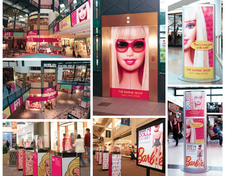 Barbie Store — Mall Take Over and Exhibits