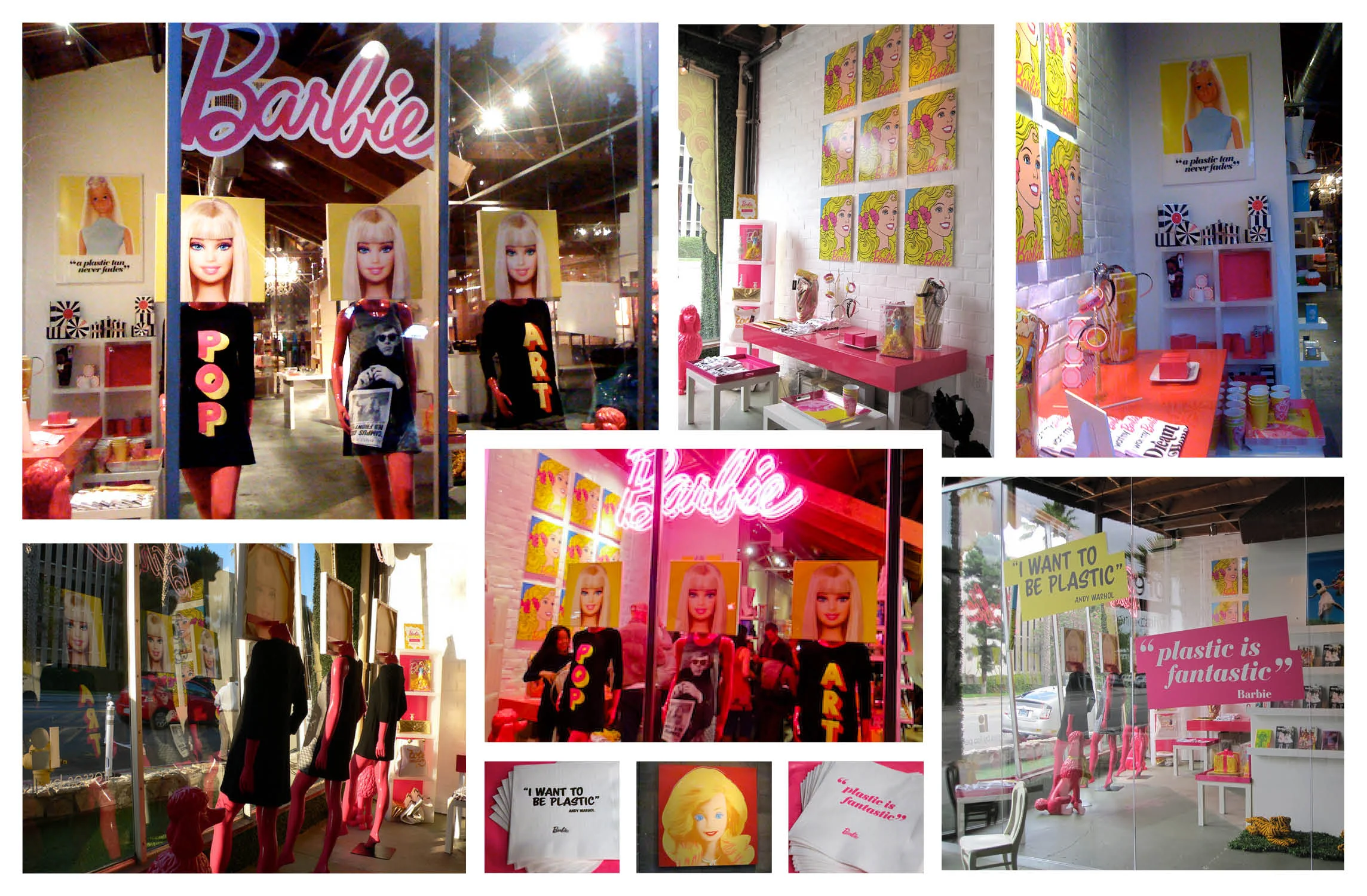 barbie pop up shop