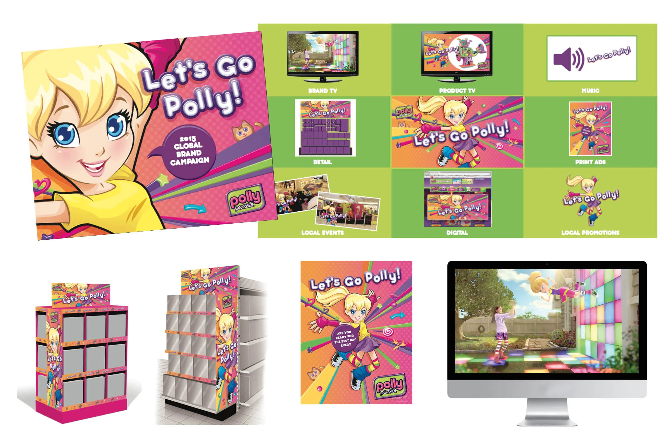 Polly Pocket — Let's Go Polly Campaign