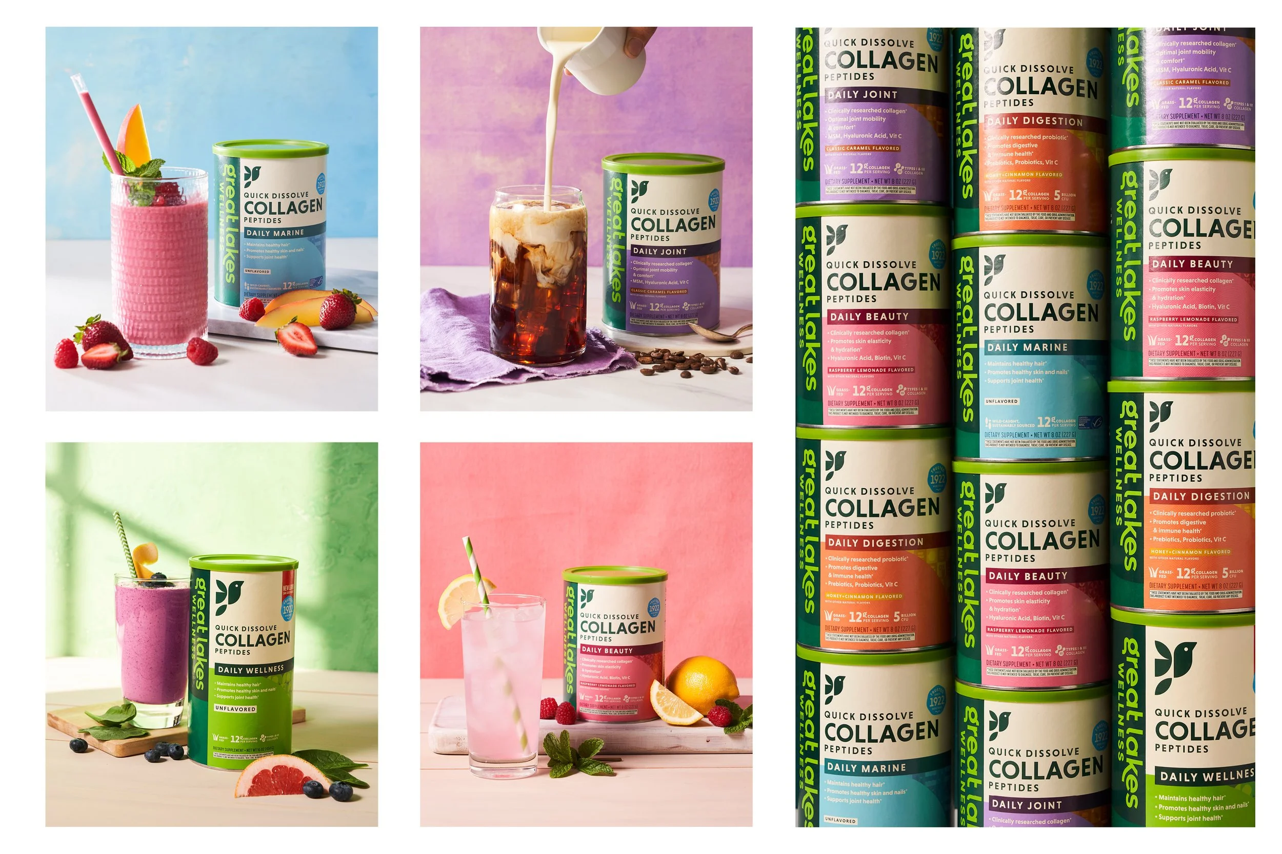 Great Lakes Wellness — Collagen Ad Shoot