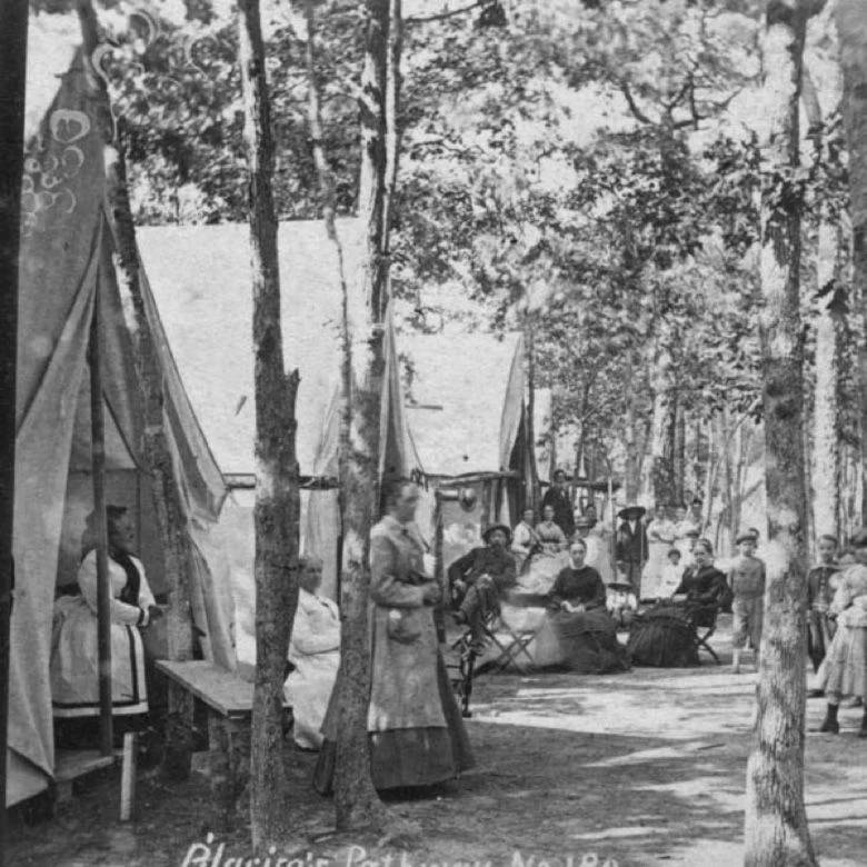 Ocean Grove in the 1870s. 