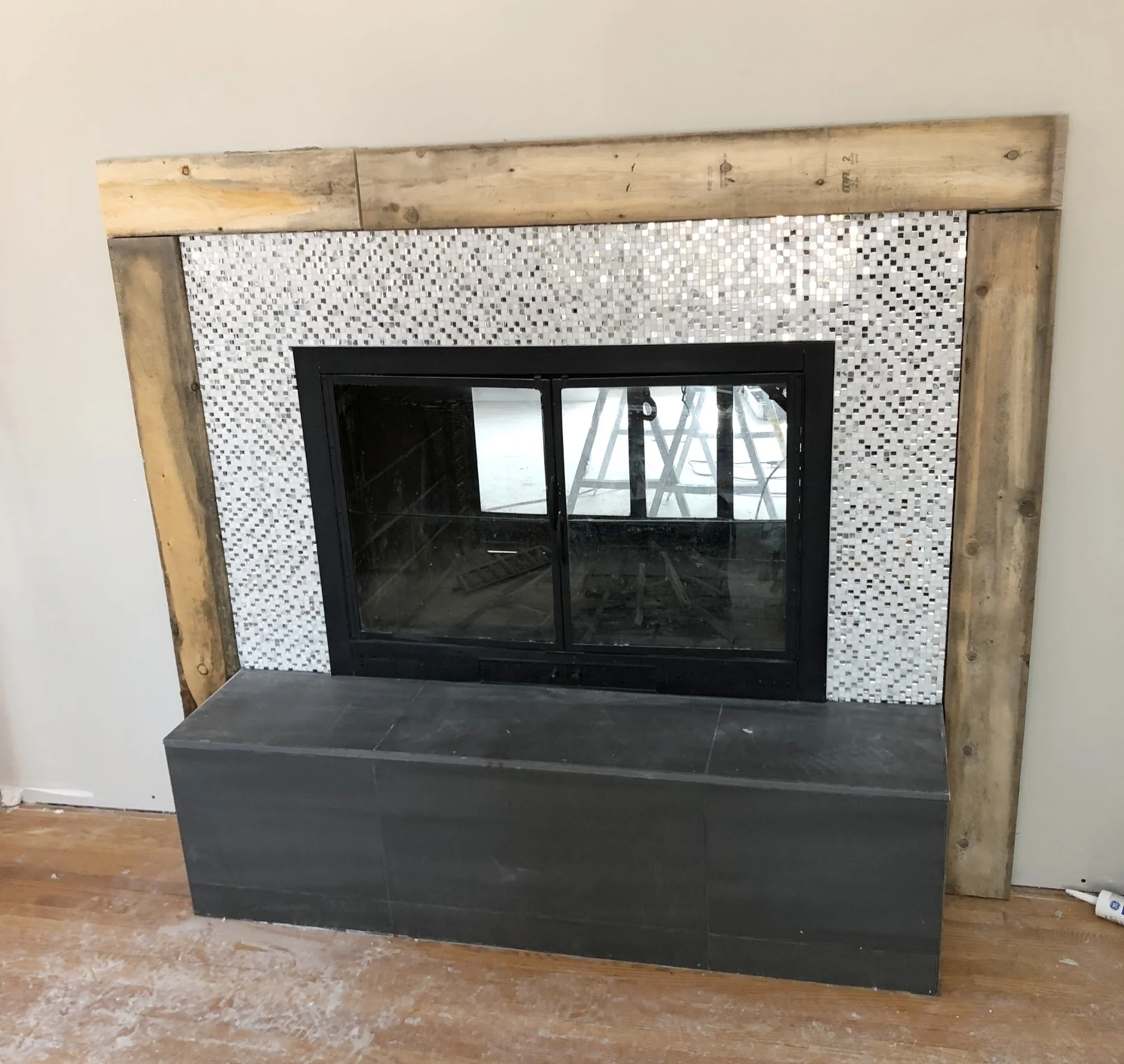 How To Build A Modern Fireplace Mantel — Trubuild Construction