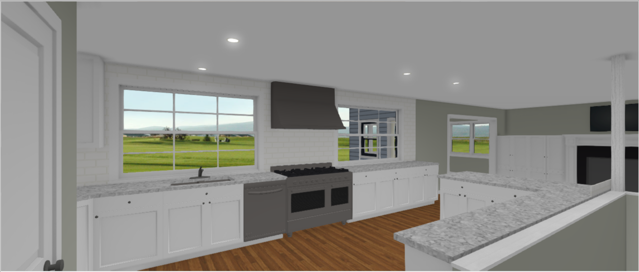 3D RENDERING OF SUGGESTED FLOOR PLAN