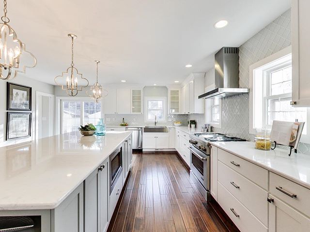 When you picture your dream home, which room comes to mind first? For me, it&rsquo;s always the kitchen... and it always looks a little like this 😍⠀
⠀
A bright kitchen with lots of space to cook together is a must-have for me! As I was planning my n