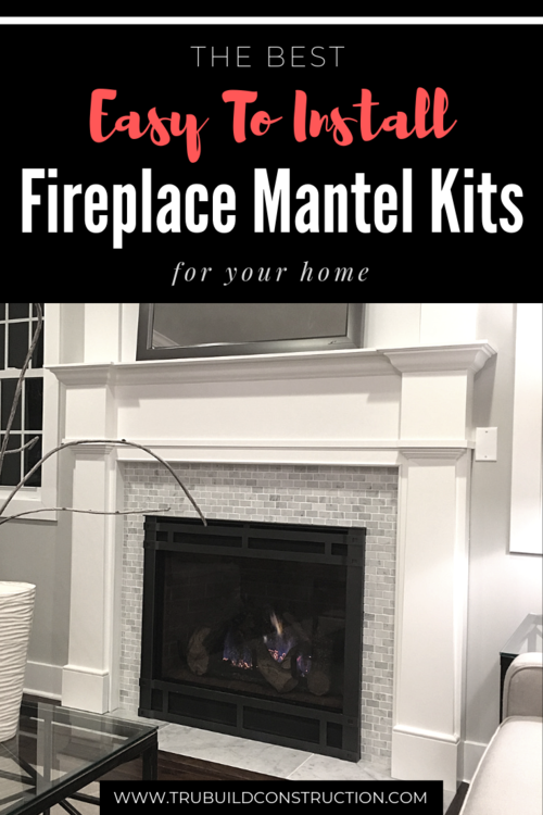 To Install Fireplace Mantel Kits, How To Install A Fireplace Mantel And Surround