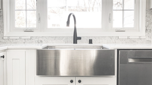 How To Decide Between Black Or Stainless For Your Faucet Trubuild Construction Black Or Stainless For Your Faucet, Faucet For Farmhouse Sink