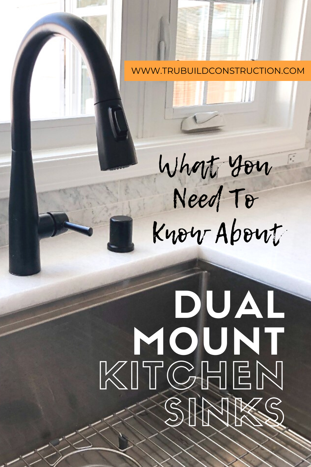 Dual Mount Kitchen Sinks What You Need To Know Trubuild Construction
