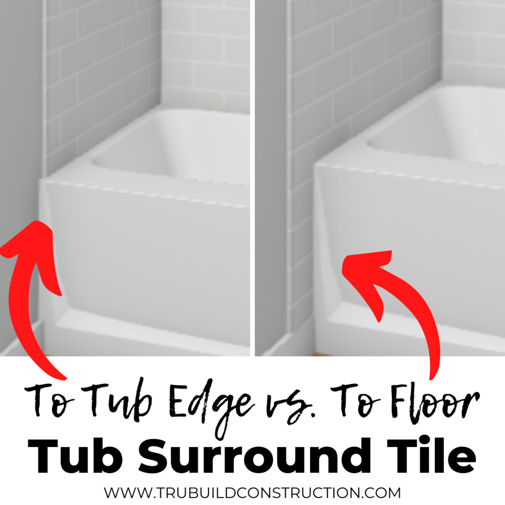 Creative Bathtub Tile Ideas And, Bathroom Tile Edging Options