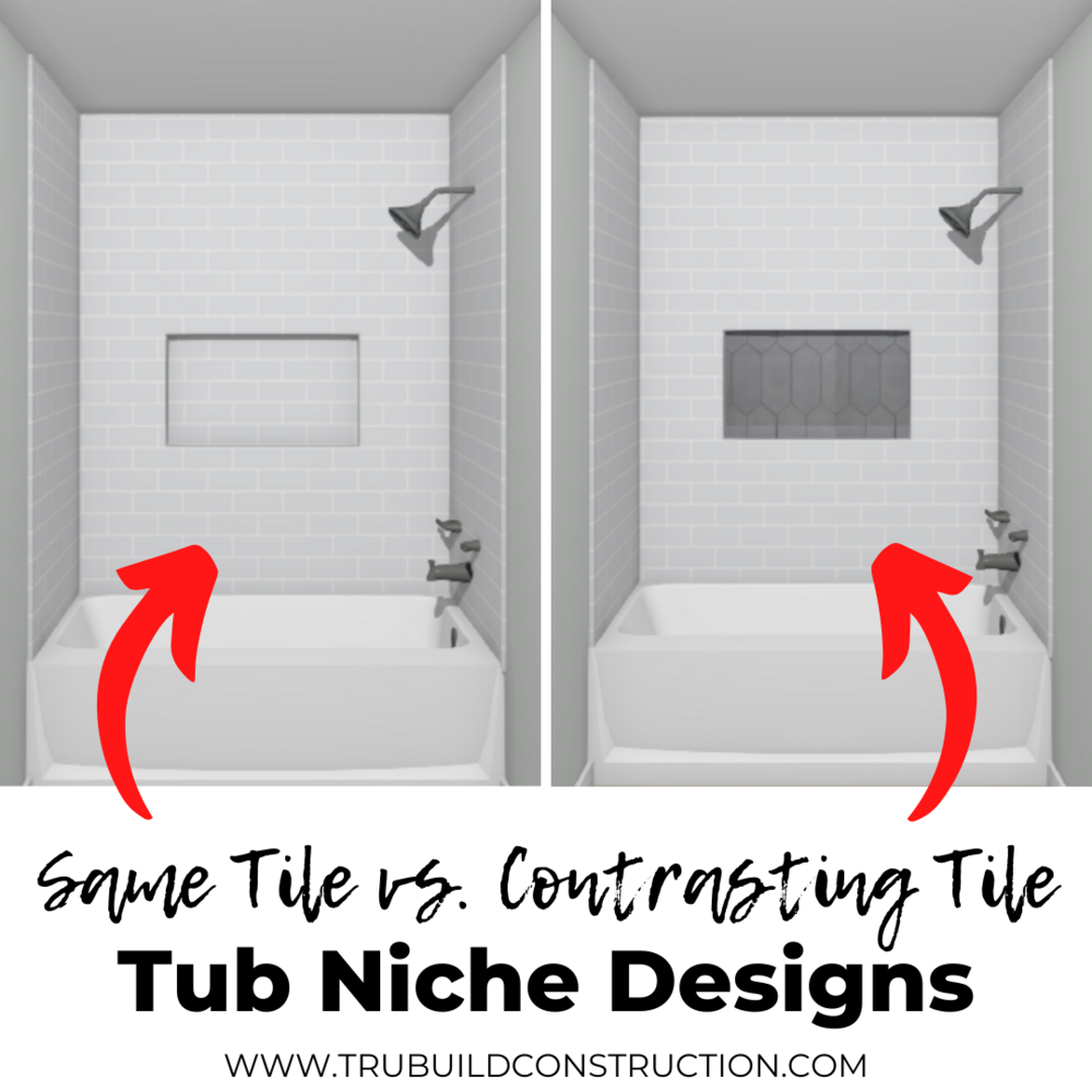 Creative Bathtub Tile Ideas And Inspiration Trubuild Construction - How To Tile Bathroom Wall Around Tub
