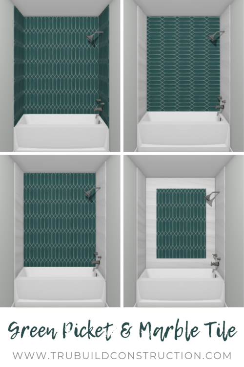 Creative Bathtub Tile Ideas And, Tile Shower Surround Ideas