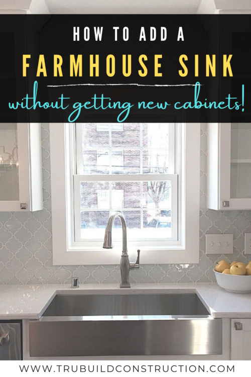 The Best Retrofit Farmhouse Sinks For, What Size Base Cabinet For 30 Farm Sink