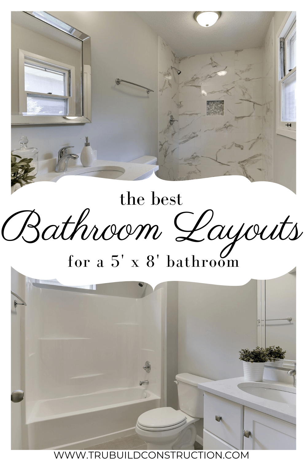 The Best 5??? x 8??? Bathroom Layouts And Designs To Make The Most Of Your ...