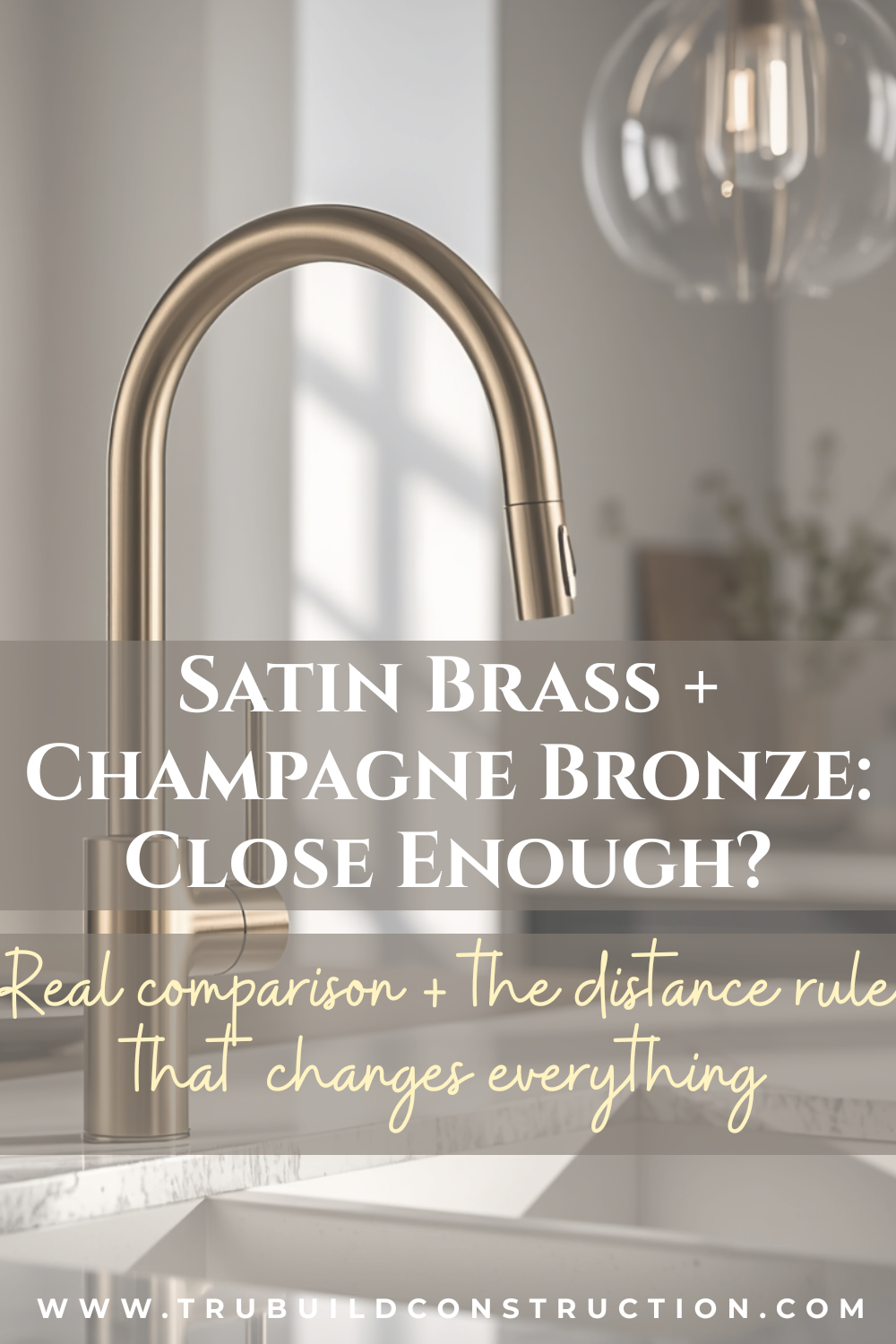 Satin Brass vs Champagne Bronze: Is It Close Enough? (Real Comparison)