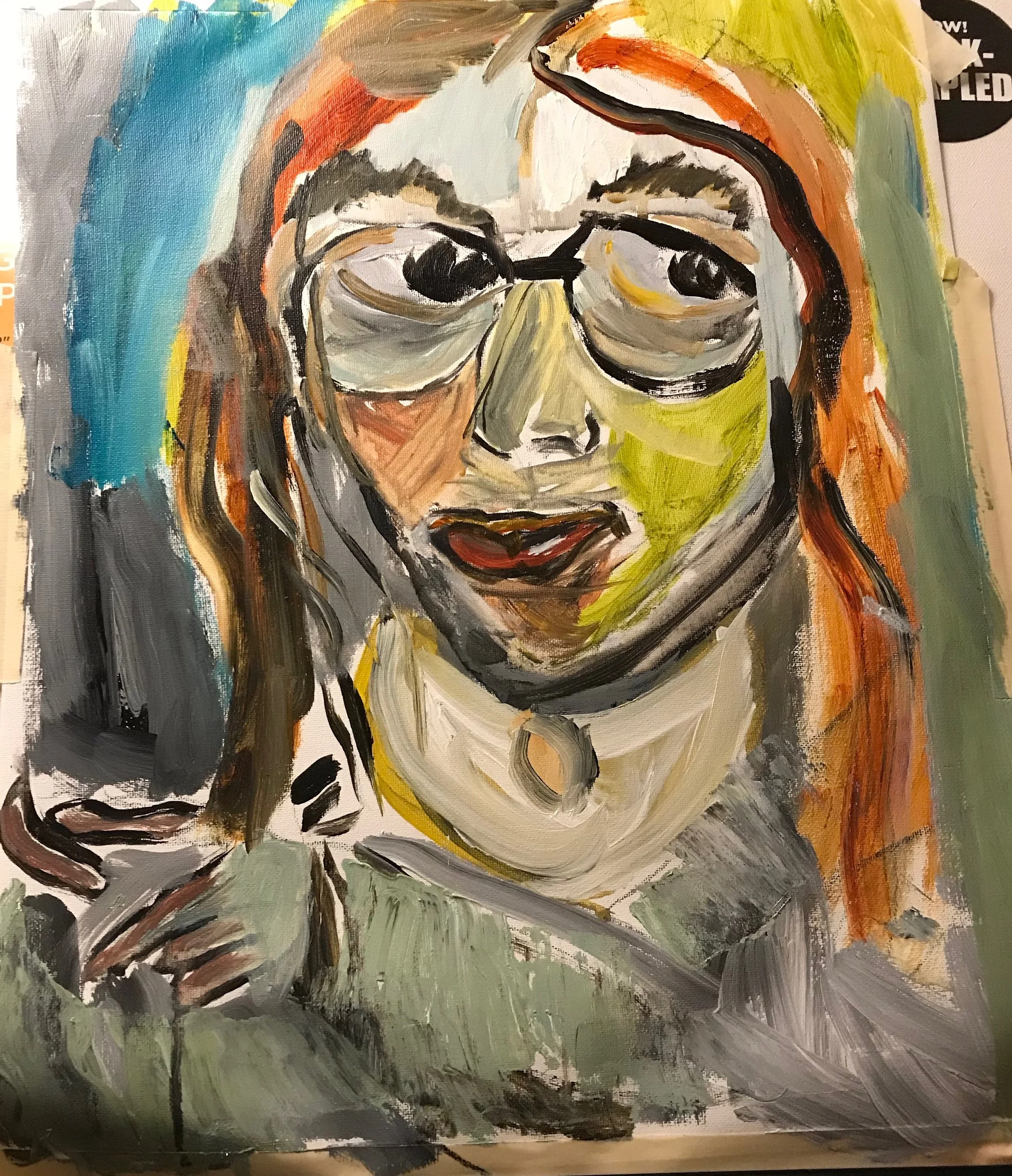 Young Girl: ON VIEW NOW at Rockport Art Association/Museum: Experimental Group: December, 2020—January, 2021