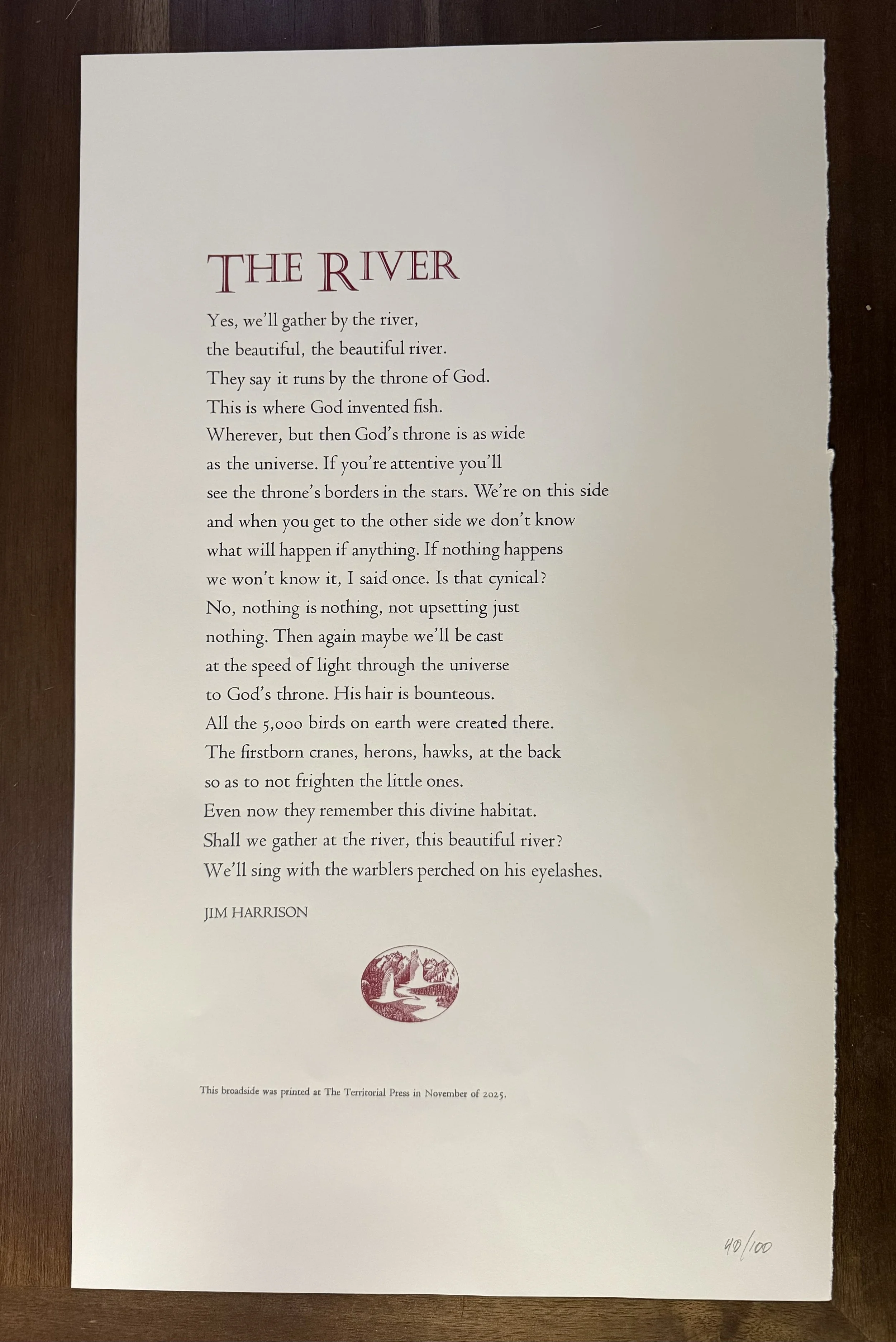 Jim Harrison’s Rivers and the Way Water Moves Through a Life