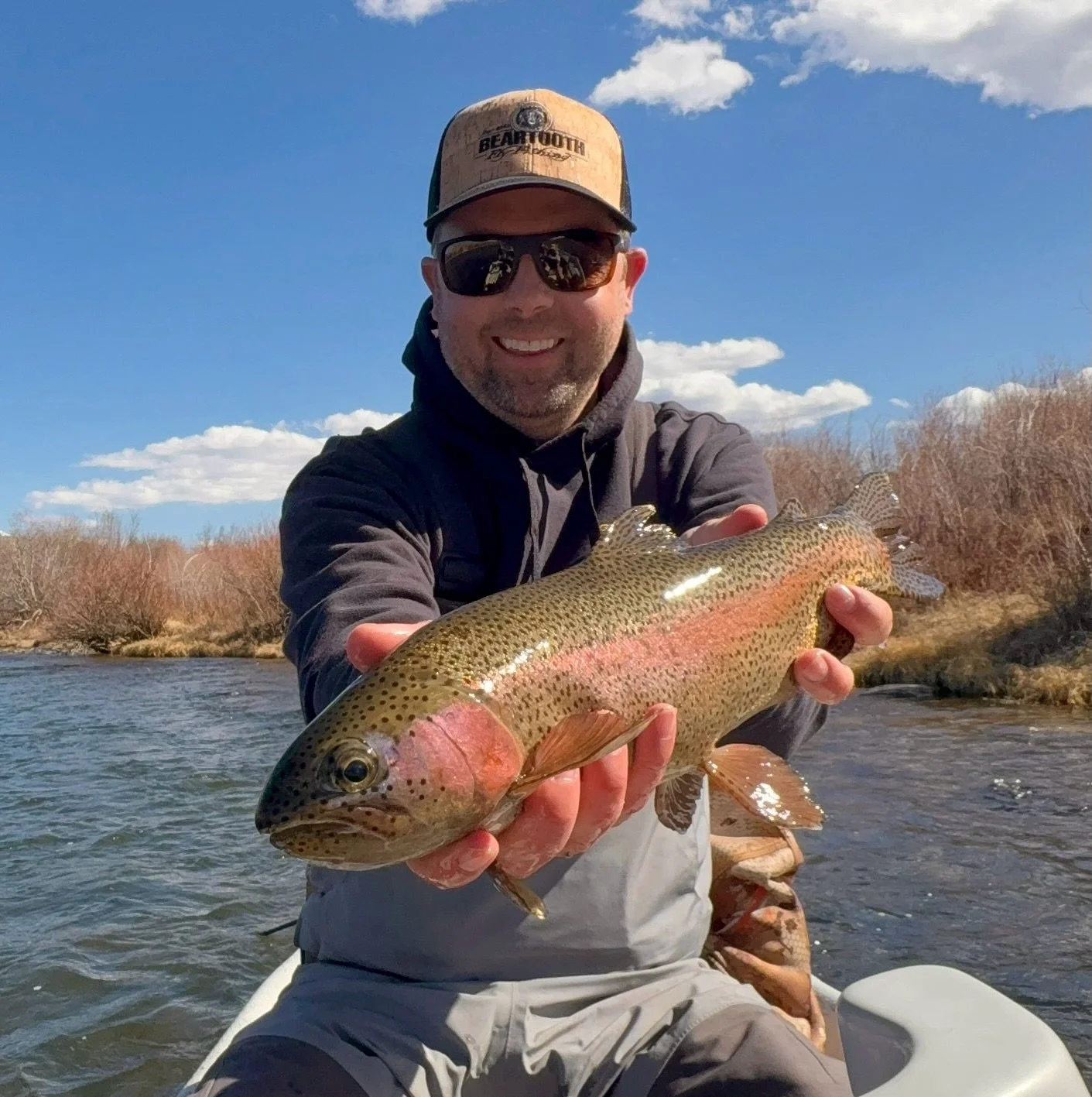Wrapped up a multi day run with guide Matt Kelly on the Upper Madison.

Covered a lot of water this week. Stayed flexible, made a few adjustments, and it paid off.

Nice rainbow and a solid brown to finish it out.

Good way to end a trip.

#madisonri
