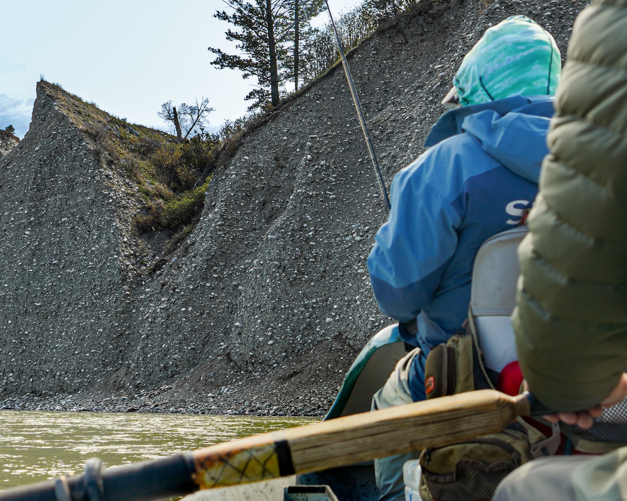 The Yellowstone today isn&rsquo;t where it was a year ago, and it won&rsquo;t be exactly where it is a year from now.

Every year, high water chews away at banks like this, carrying gravel and soil downstream and slowly reshaping the river. The same 