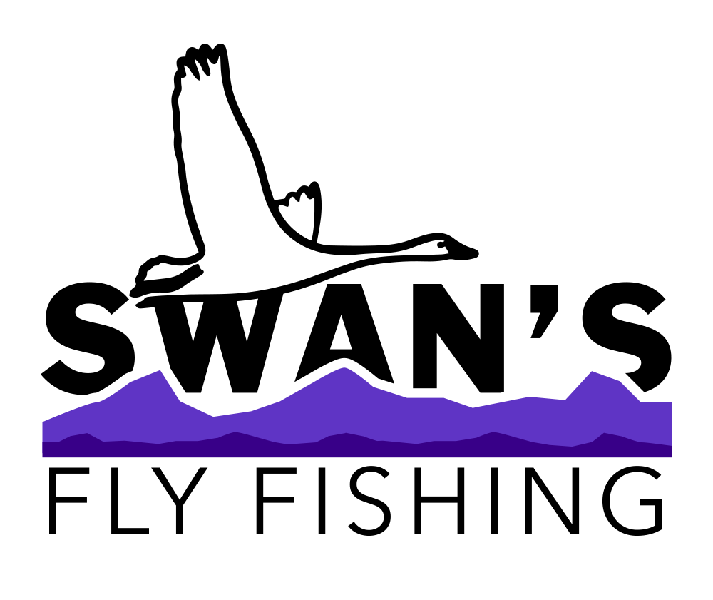 Swan’s Fly Fishing logo – Livingston Montana fly fishing guides on the Yellowstone River and Paradise Valley spring creeks