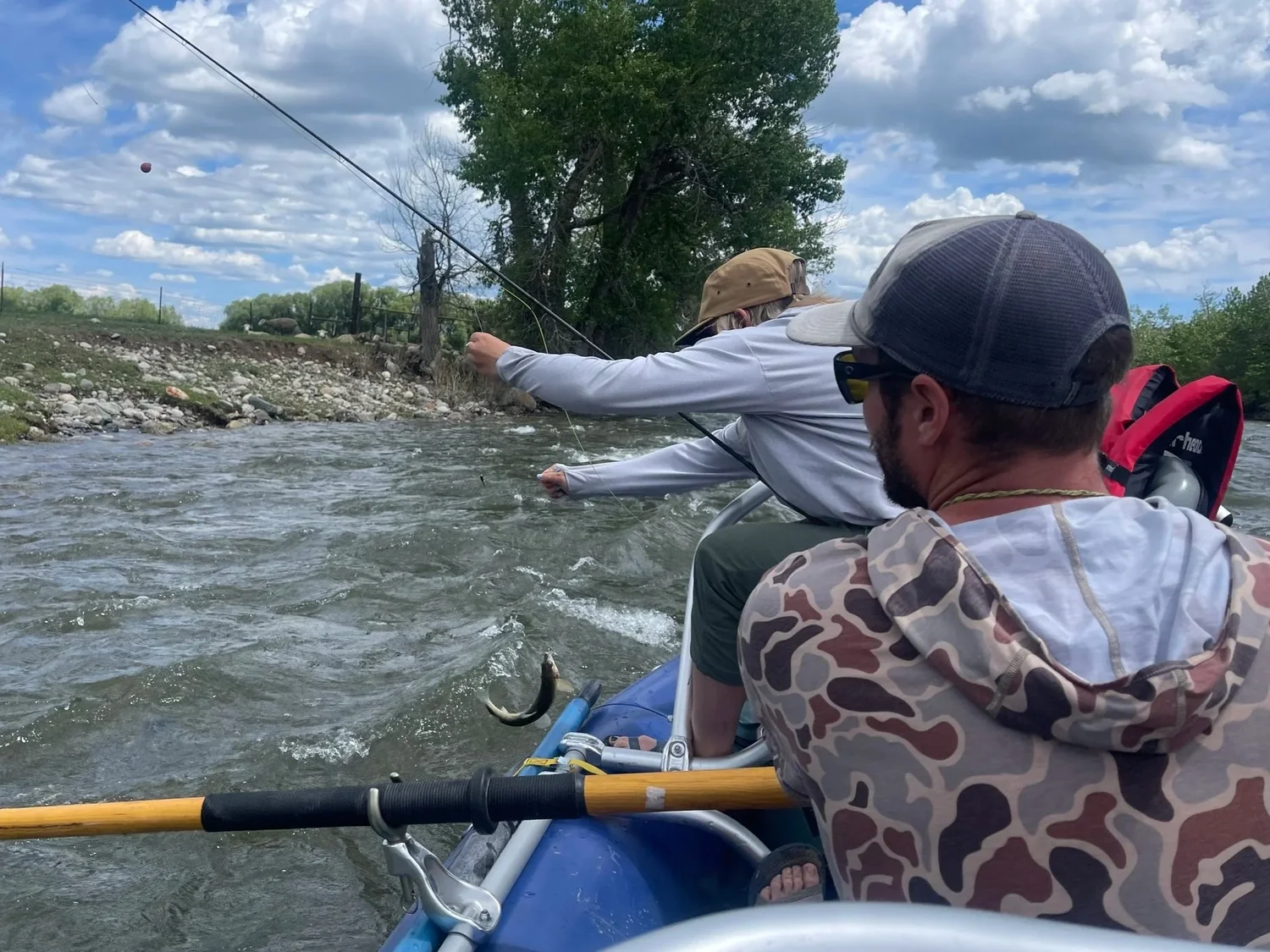 Stillwater River full-day float fishing in Montana.
