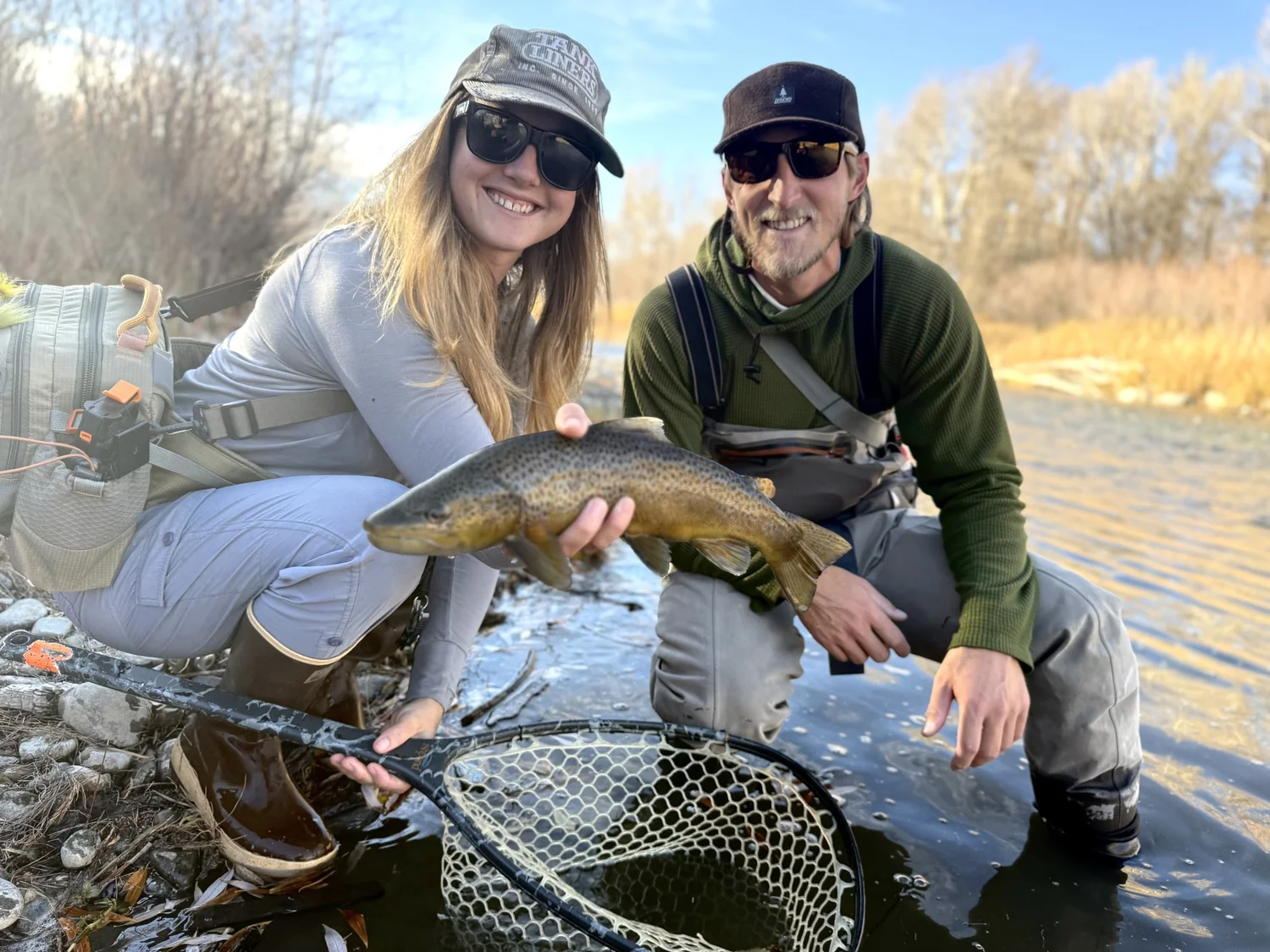Shields River fly fishing near Livingston Montana in Park County.