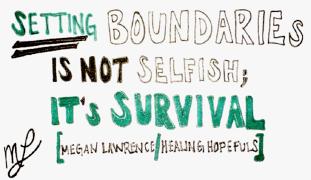 Setting Boundaries Is Not Selfish; It's Survival!