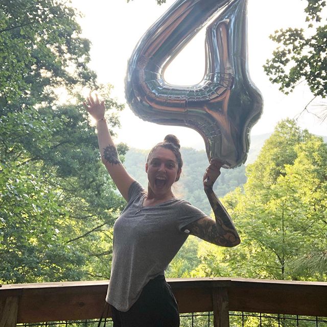 Today I am four years old in Recovery years! Did I buy my own balloon and have a photoshoot? You bet. Did I feel any shame while doing it? Absolutely not. The more I get the hang of this recovery thing, the more I learn to take time to be proud of my