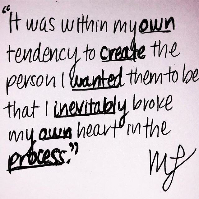 For the longest time I caused myself unnecessary pain by creating a fantasy out of a person I didn&rsquo;t truly know. Call it Love addiction, call it what you will, regardless, it was unhealthy and it is was the cause of my own heart break many time