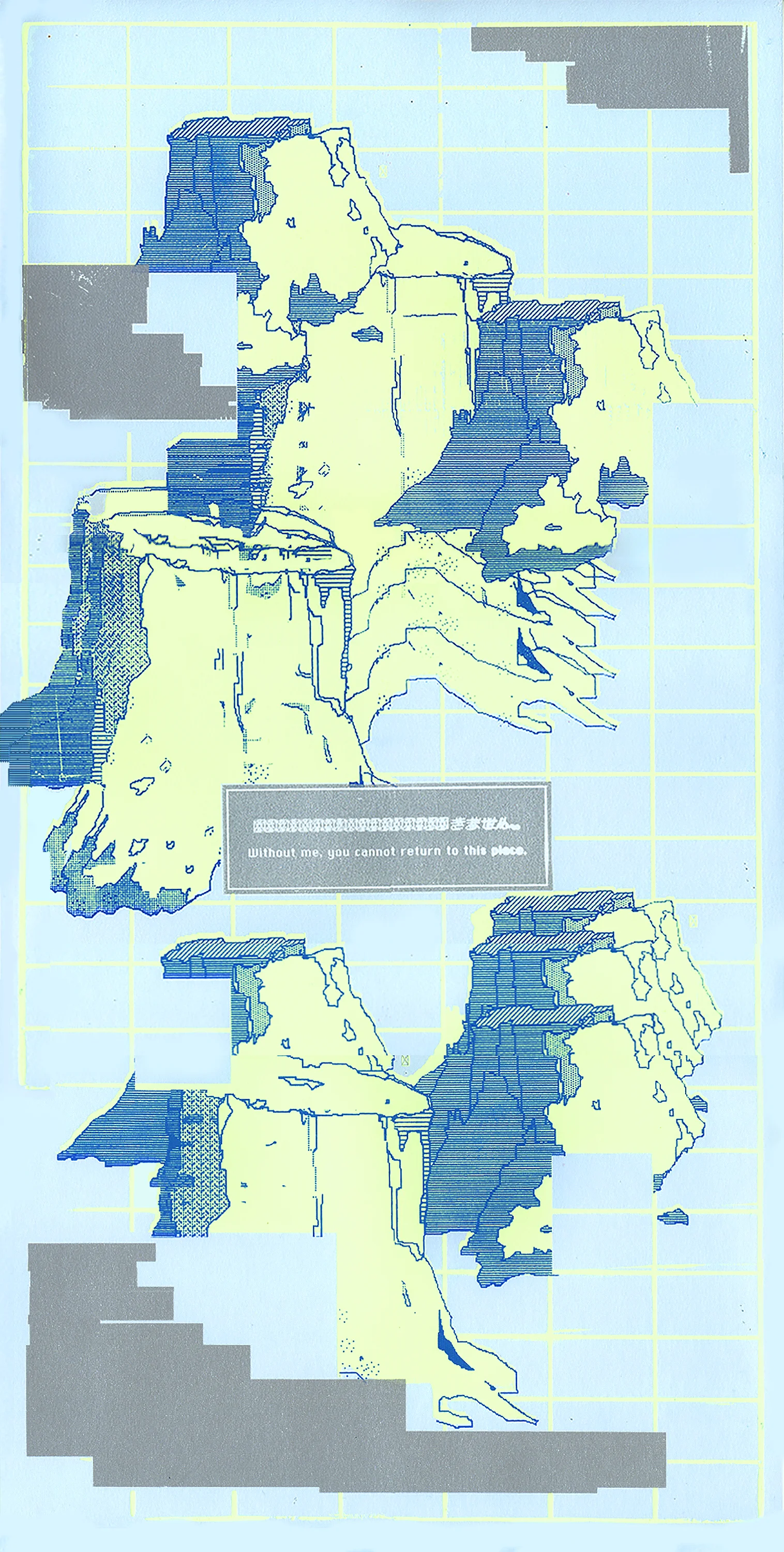 Printed edition from Salt-ii silkscreen print on Stonehenge 12 x 23.75 in 2019 Edition of 10, 2 AP