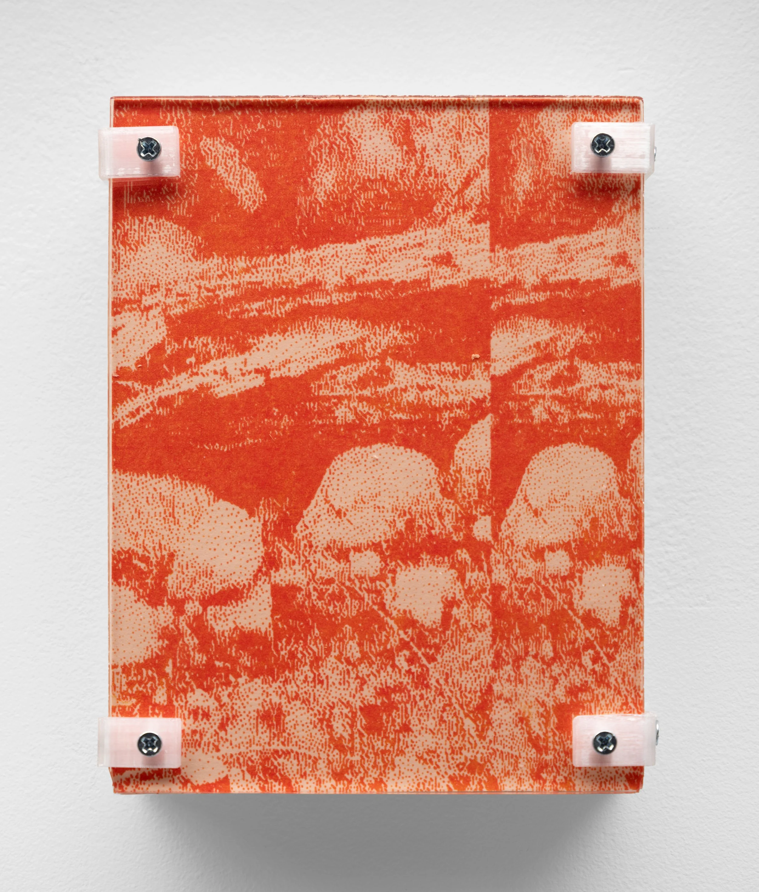   save.ditto12_kk.25_01  Pigment transfer on paper, PETG, plexiglass 5.375 x 4.125 x 1.125 inches 2026 