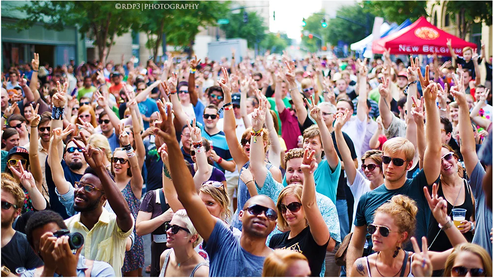 A view of the crowd during Kooley High’s Hopscotch Performance