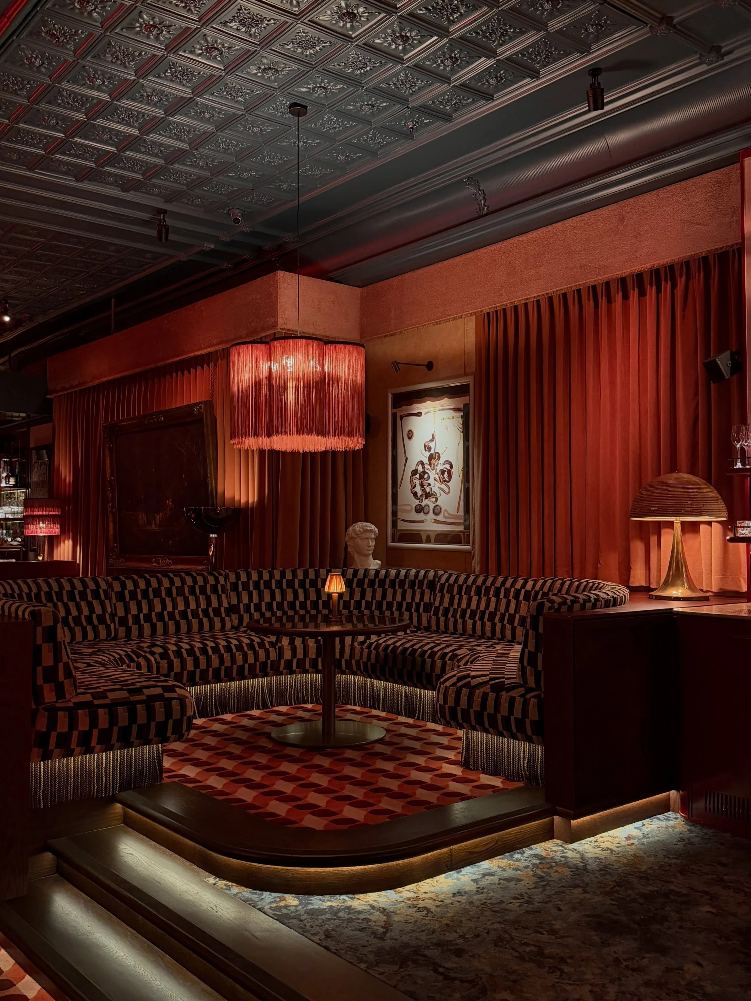 A little design inspiration from our recent visit to @thepress.syd 

The new Merivale space is layered, moody and incredibly atmospheric. Rich textures, dramatic lighting, deep tones and beautifully detailed finishes all working together to create a 