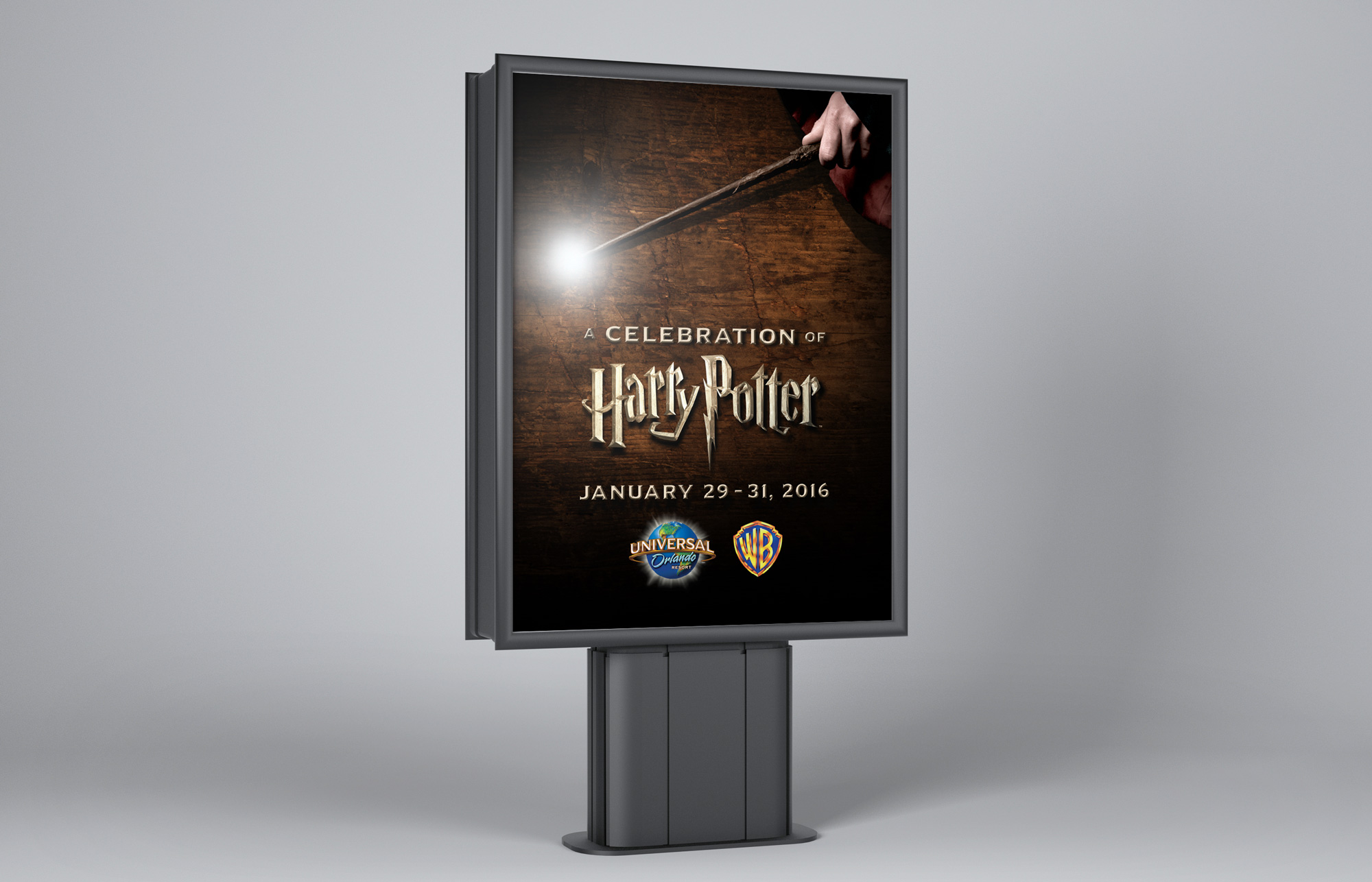 50" x 70" Poster that hung on the outside of the Soundstage Doors for the event.
