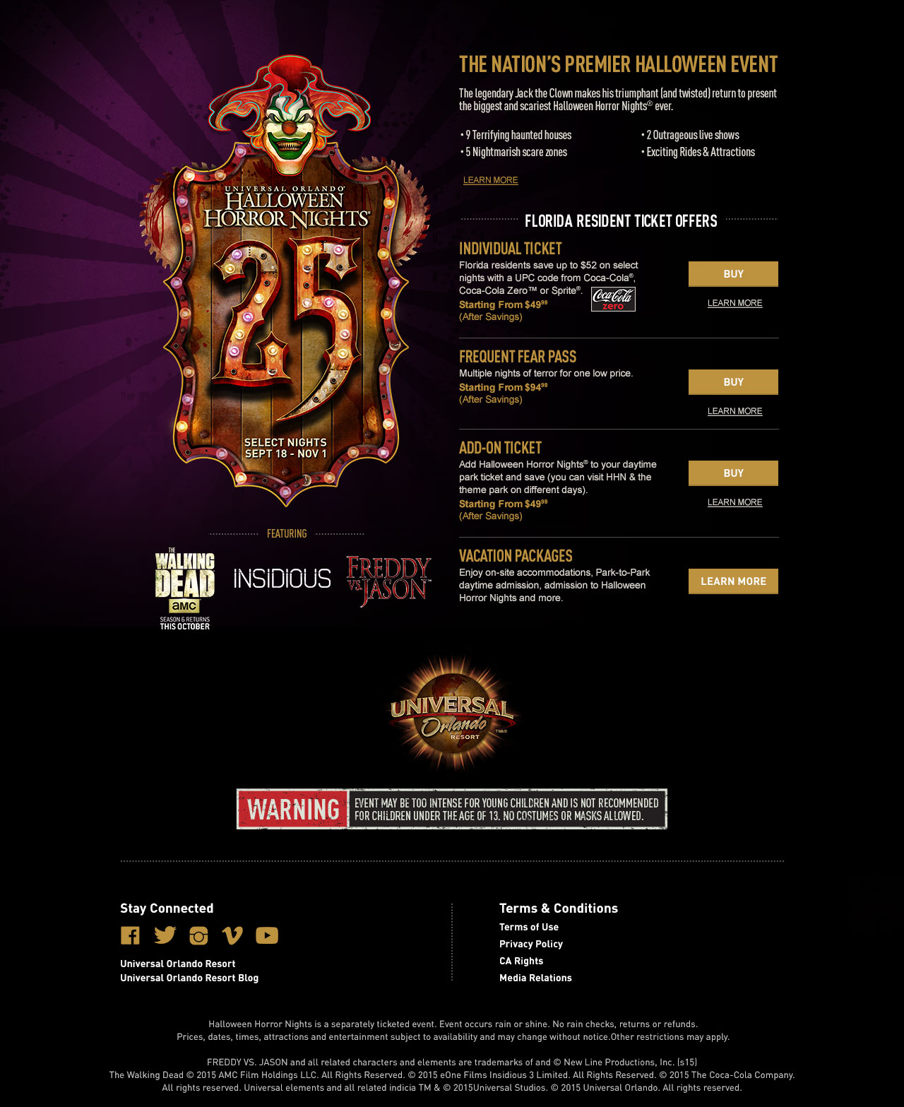 Search Engine Ticket Product Landing Page