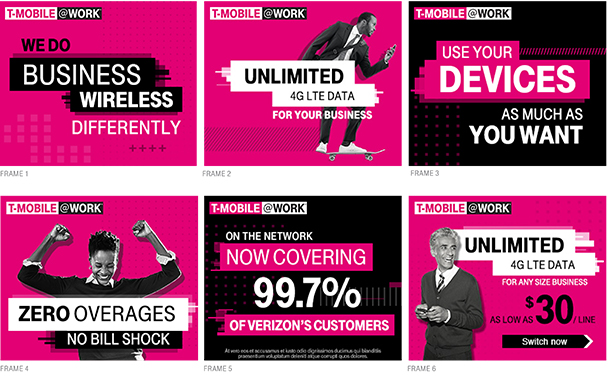 T-Mobile @Work Display Media