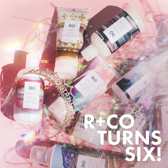 It&rsquo;s R+Co&rsquo;s 6th birthday! Click the link in bio and use promo code RCOBDAY26 for 26% OFF! 🎈