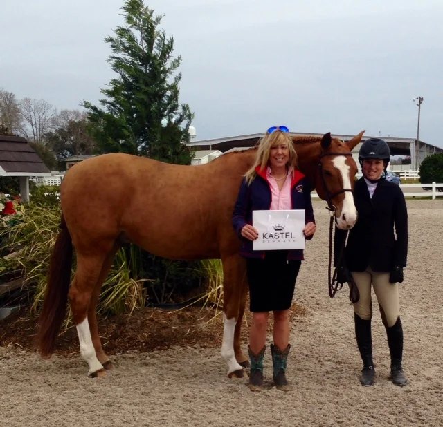 Rebecca Baker wins the Hunter Style of Riding Award