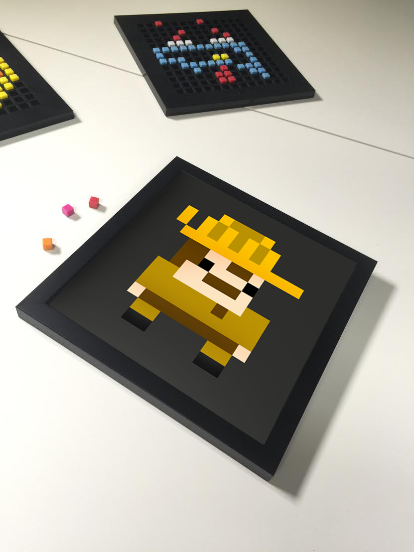 The grand prize winner will received a framed print of their character.