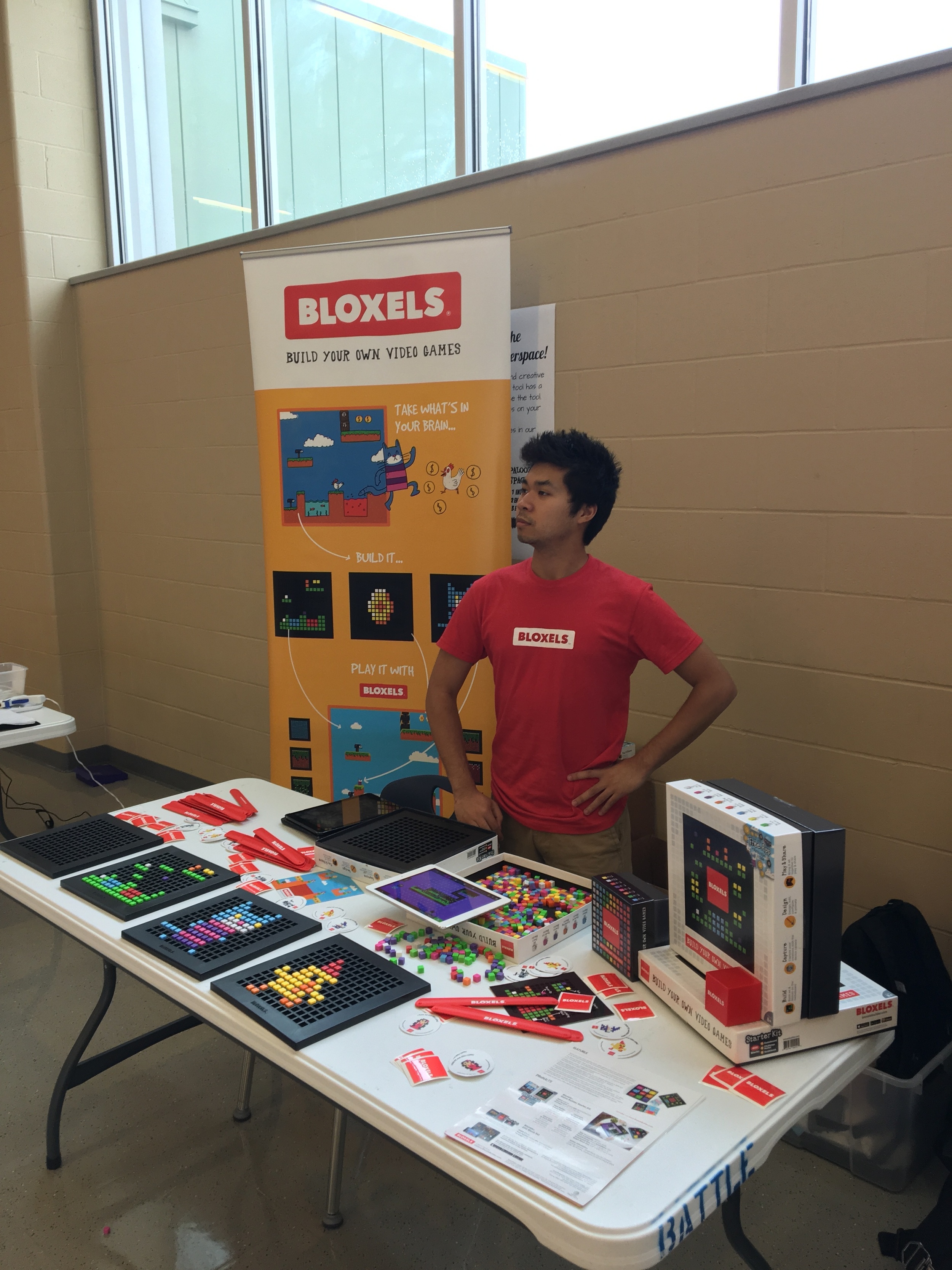 Richard and the Bloxels Booth!