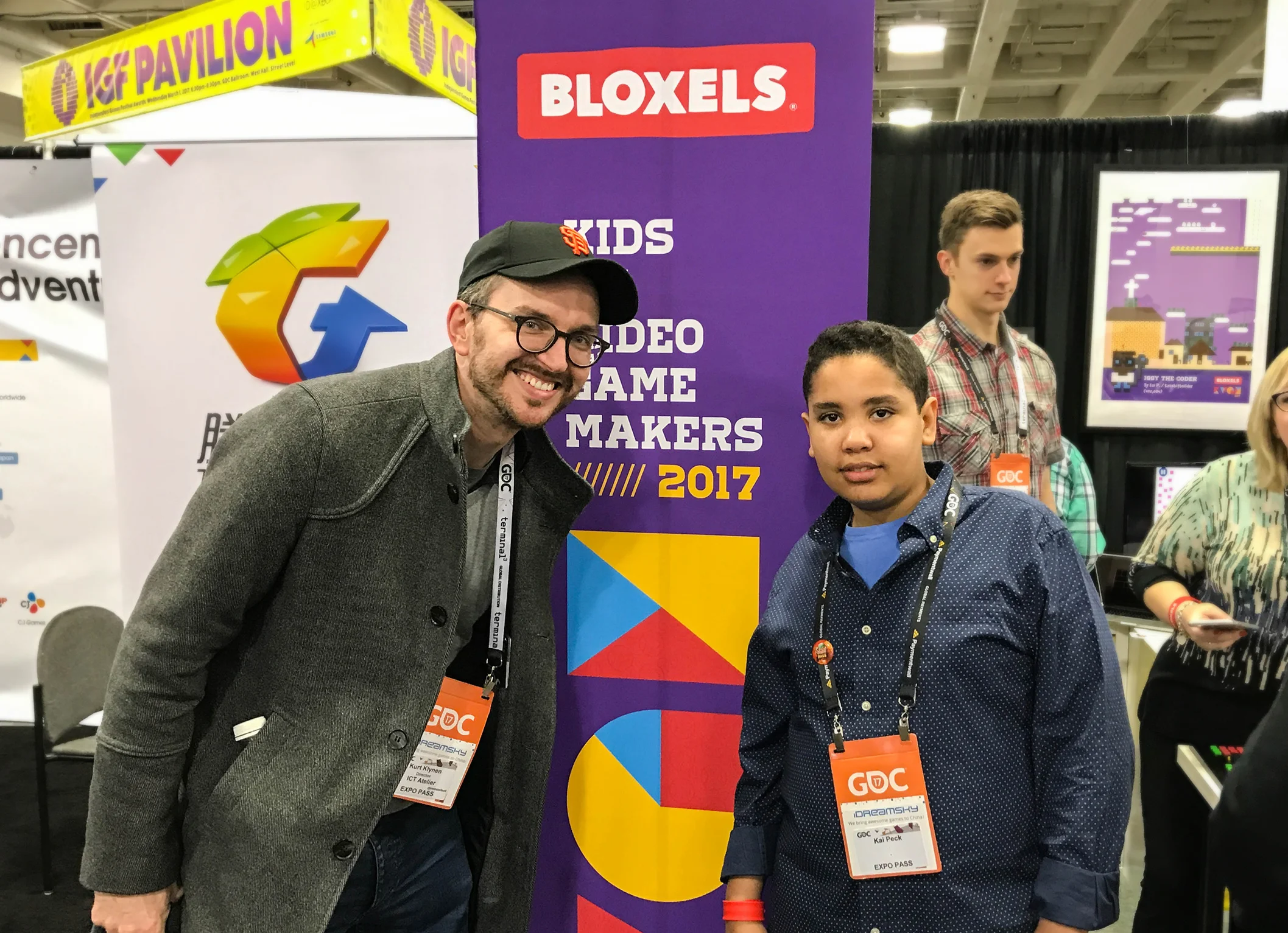 Kai and one of our judges, Kurt Klynen .