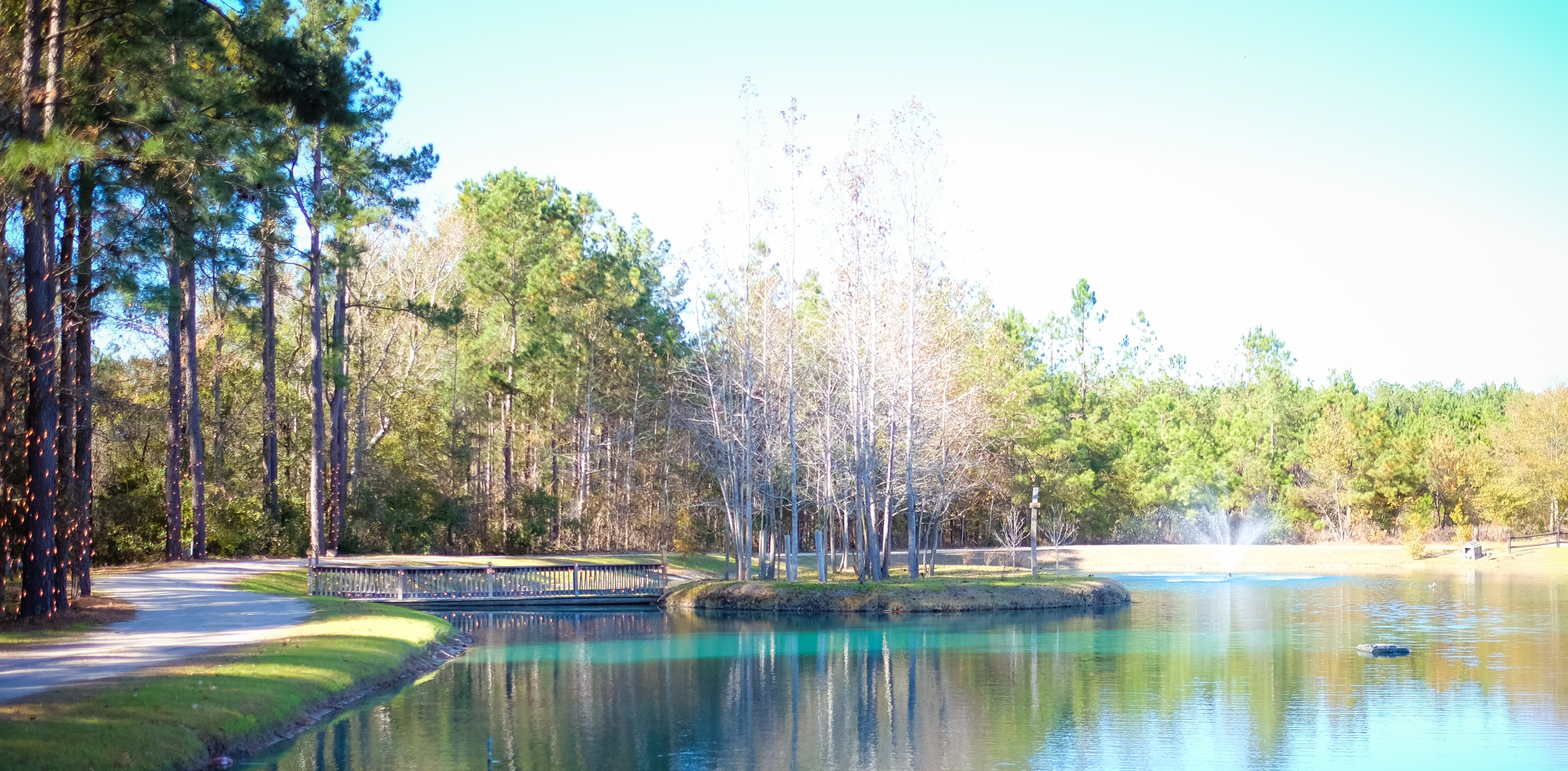 The Ceremony Pond at Hidden Acres | Photographs by Andrea