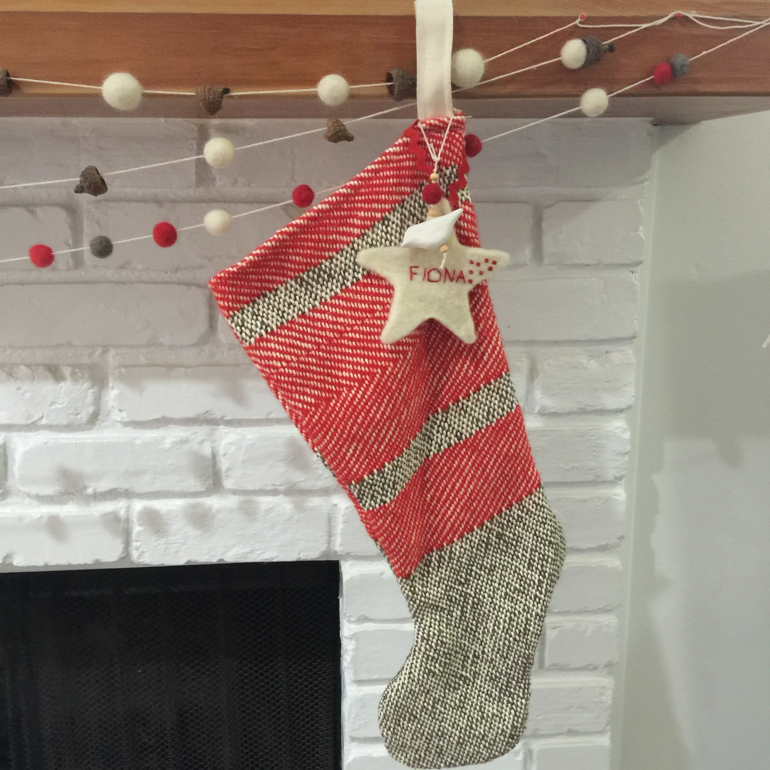 handmade stocking for Fiona