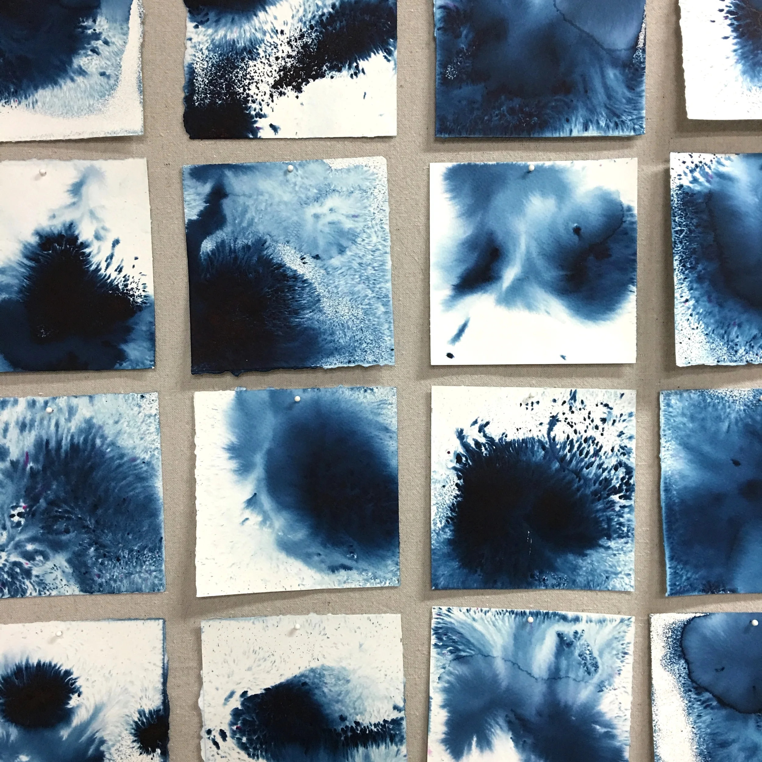 ink and indigo, pigment paintings for the100dayproject.jpg