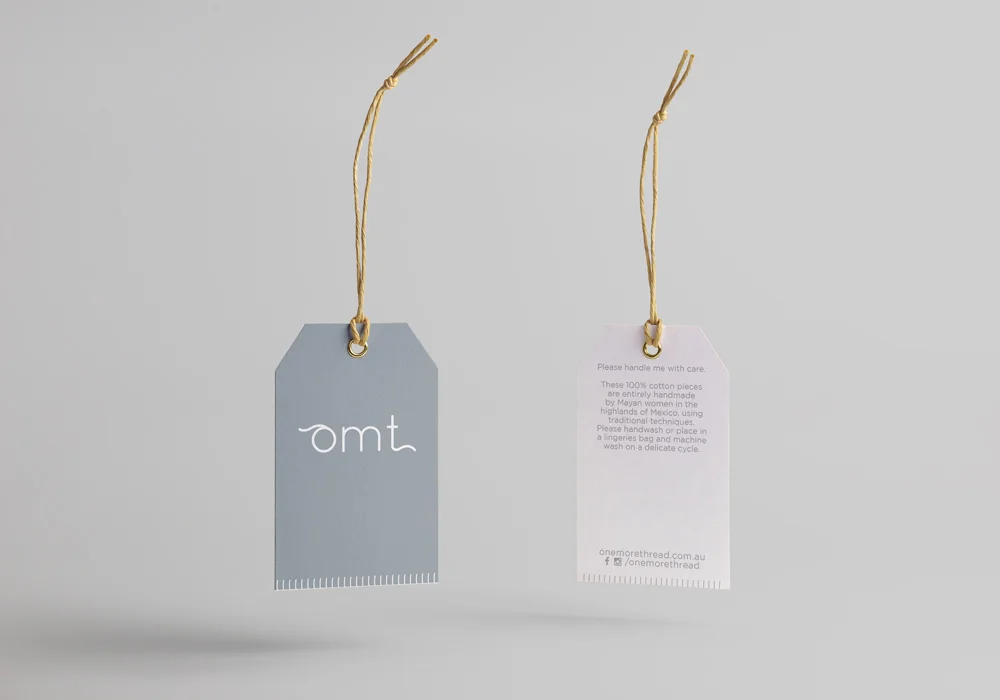 one more thread swing tags