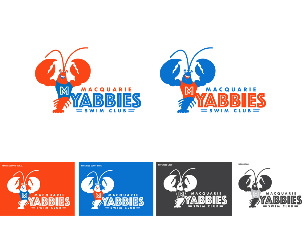 Macquarie Yabbies Swim Club logo files