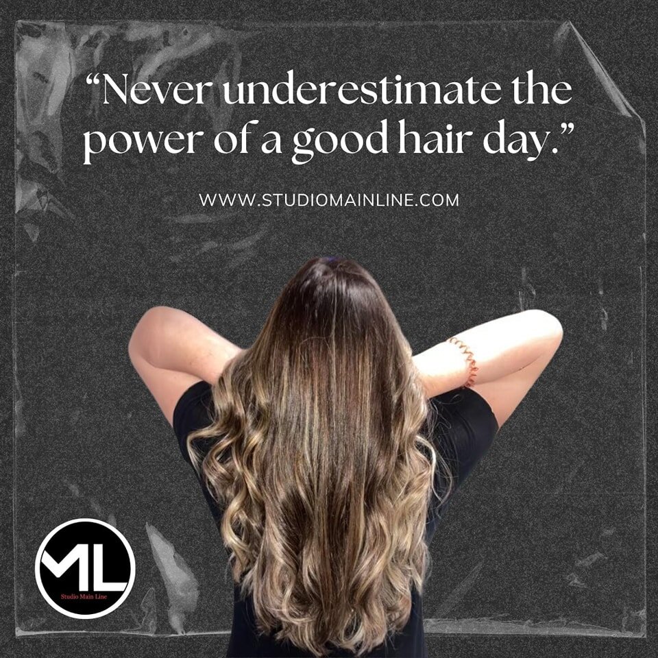 Who knew a great hair day could make all the difference? 💁&zwj;♀️✨ ⁣
⁣
Whether it's a sleek blowout or effortless waves, that extra bounce in your step starts right here at Studio Main Line Ardmore. Don't underestimate the power of a fabulous hair d