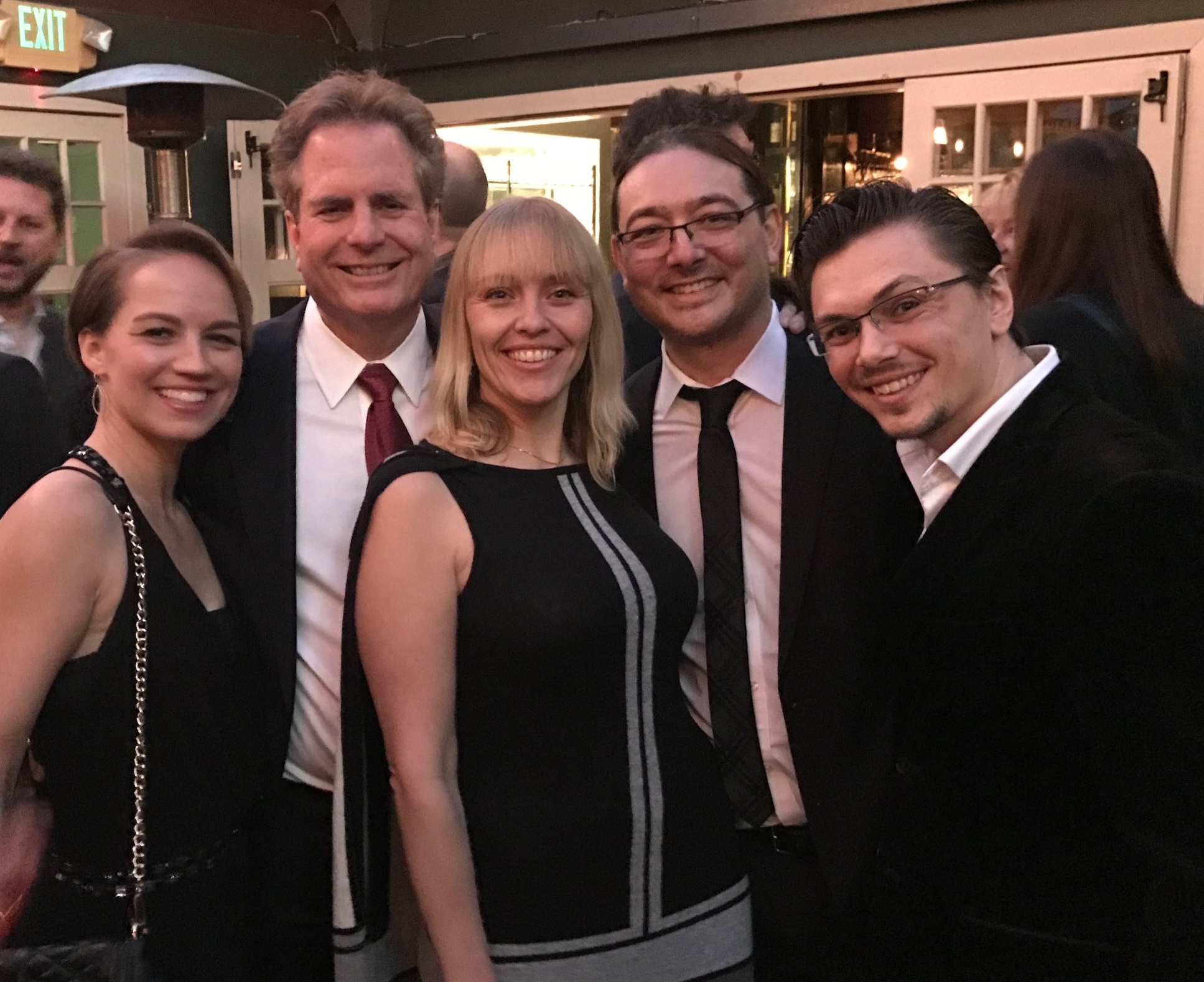 With owner of Umlaut Audio Software Company Anne Juenger, former president of the SCL Dan Foliart, Christine Hals and Ken Jacobsen.
