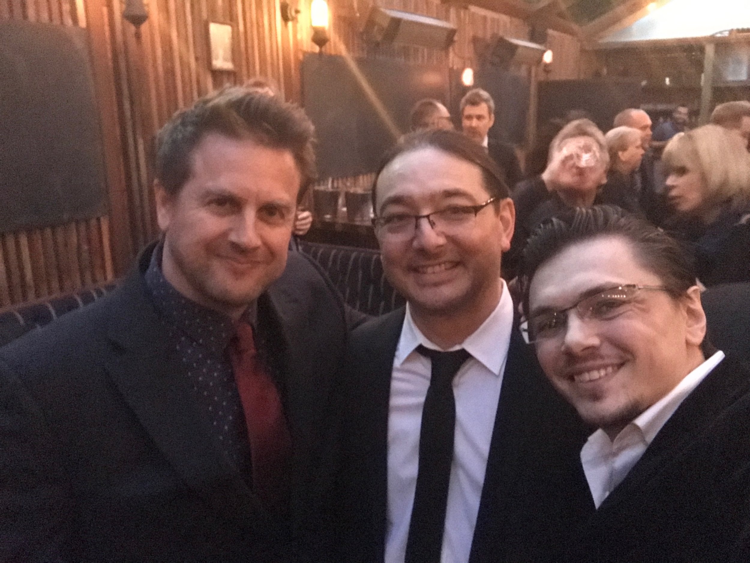 With composer and SCL administrator Mark Smythe, and composer Ken Jacobsen