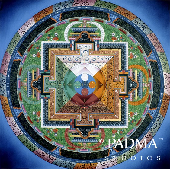 Two-dimensional Shi-Tro Mandala Painting