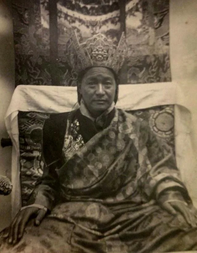 The late Kyabje Dudjom Rinpoche Jigdral Yeshe Dorje, Head of the Nyingma Lineage and Founder of Zangdok Palri Monastery (Photographer unknown)